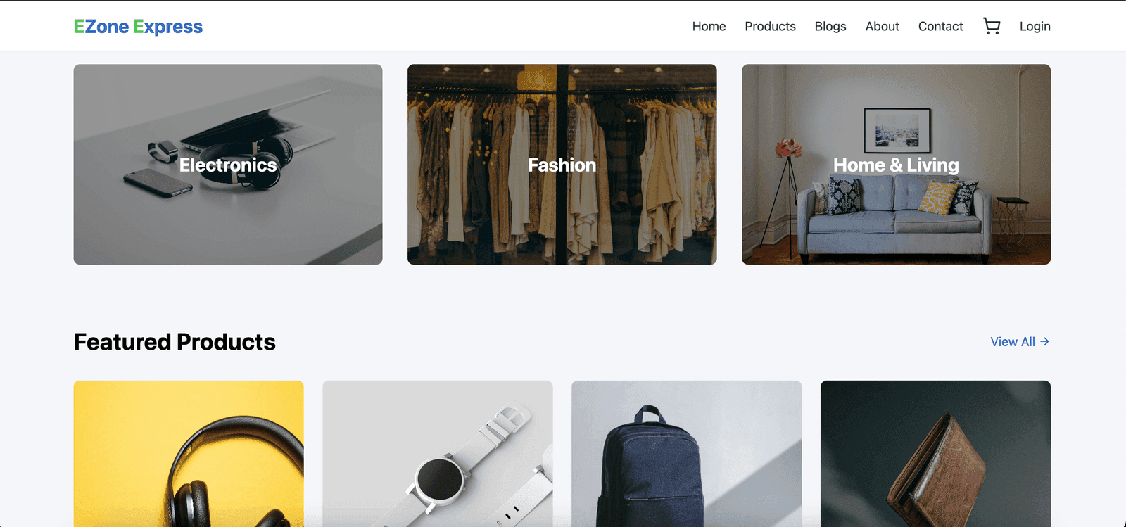 EZone Express E-Commerce Platform