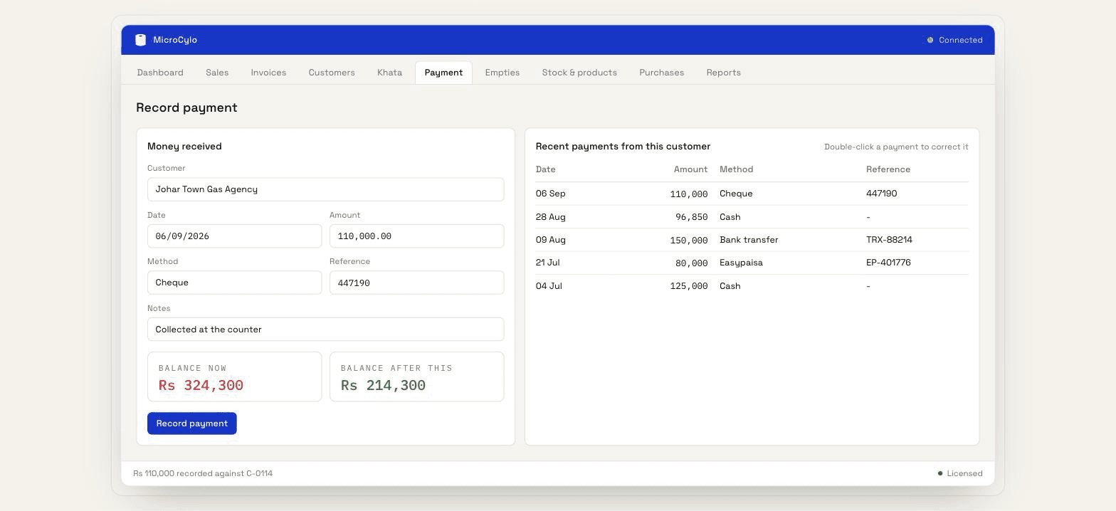 MicroCylo - LPG Distribution Desktop Application - Image 5