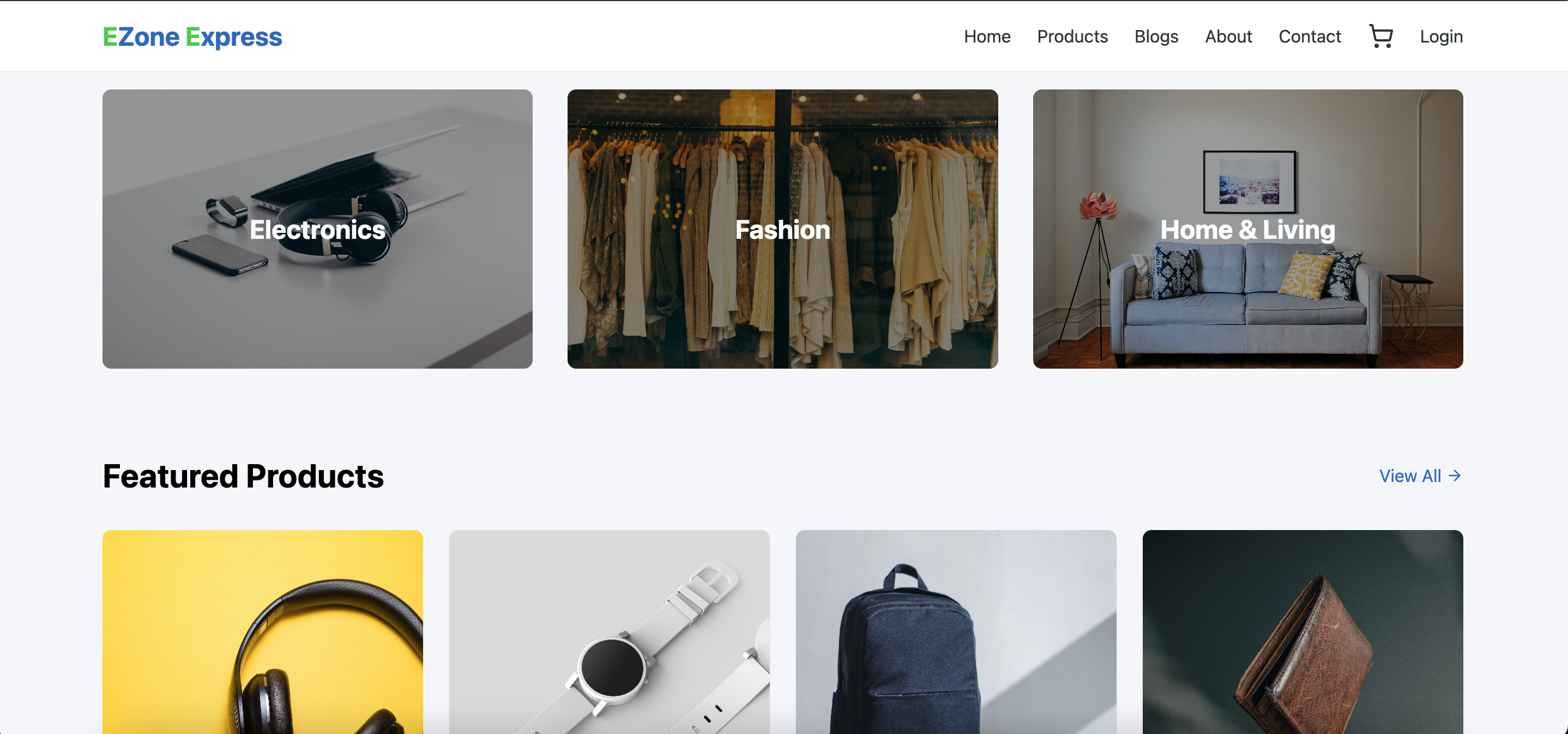 EZone Express E-Commerce Platform